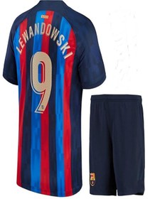 Resim Barcelona Lewandowski Çocuk Forma ve Şort Takımı 