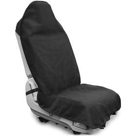 Resim Wezone Siyah Halka Arz Araba Ön Koltuk Kılıfı - Su Geçirmez, Kaymazsız, Ter Emici Havlu Kumaş 