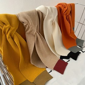Resim Kadınlar için Çok Fonksiyonlu Renk Bloklu Yüksek Kaliteli Omuz ve Boyun Koruyucu Şal, Sıcak Hırka veya Atkı Olarak Kullanılabilir 