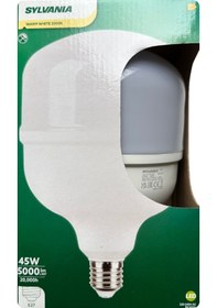 Resim 6 Adet Sylvania 45w 3000k Sarı Işık E27 Duylu Kalın Duy Torch Led Ampul 