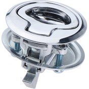 Resim Suntek Gömme Kapı Çekmece Kapak Mandalı Dönme Kilidi 