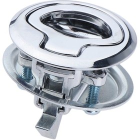 Resim Suntek Gömme Kapı Çekmece Kapak Mandalı Dönme Kilidi 