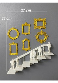 Resim Mini 6 Lı Gold Çerçeve, Mini 6 Lı Figürler Ve Merdiven Seti Ev Dekorasyonu Hediye Alternatifi Museum Of Us 