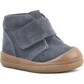 Resim Rakerplus Yoohoo Hakiki Deri Füme Cırtlı Unisex Bebek Bot Gri 