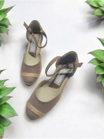 Resim Keten Hasır Ayakkabı Vizon 