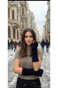 Resim LAGRANZE AuraSoft Kadın Uzun Eldiven 