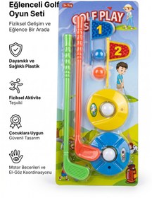 Resim NASYONEL TOYS Çocuklar İçin Eğlenceli Golf Oyun Seti - Açık Hava Aktivite ve Gelişim Oyuncakları 
