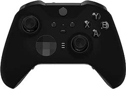Resim eXtremeRate Siyah Yumuşak Dokunuşlu Kavrama Ön Paneli Kapak, Xbox One Elite Serisi 2 için Ön Muhafaza Kabuk Kılıf Değiştirme Seti, Xbox Elite 2 Çekirdek Denetleyici Modeli 1797 - Thumbstick Vurgu 