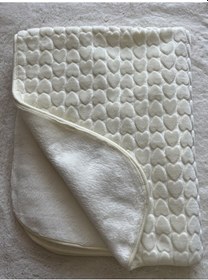 Resim Kalpli Kışlık Golden Battaniye 100 120 Cm Krem 