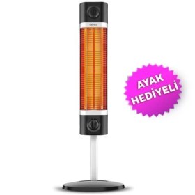 Resim Veito CH 1800 XE 1800 Watt Karbon Infrared Isıtıcı + Ayak Hediyeli CH-1800XE 