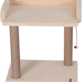 Resim AyrStore Platform Oturaklı MELODY Model Kedi Tırmalaması (Krem) 