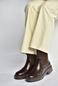 Resim Fox Shoes V676556909 Kahverengi Lastik Detaylı Kadın Bot 