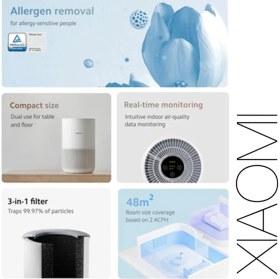 Resim Xiaomi Mi Smart Hava Temizleyici 4 Kompakt Beyaz + Hassas Mutfak Terazisi Hediye 