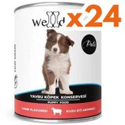 Resim Welldone Puppy Kuzu Etli Pate Yavru Köpek Konservesi 415 Gr x 24 Adet 