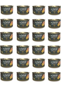 Resim Schesir After Dark Parça Etli Tavuklu Kedi Konserve 80 Gr. X 24 Adet 