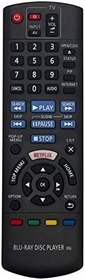 Resim AULCMEET N2QAYB001029 Sub N2QAYB001026 Yedek Uzaktan Kumanda Panasonic Blu-Ray Recorder DMP-BDT170, DMP-BDT180, DMP-BDT270, DMP-BDT280, DMP-BD73GN, DMP-BD83GN, DMP-BD84GN ile Uyumlu 