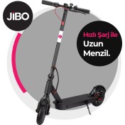 Resim Jıbo JB-501B Katlanabilir Elektrikli Scooter 8.5" 350W Siyah 