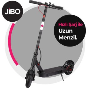 Resim Jıbo JB-501B Katlanabilir Elektrikli Scooter 8.5" 350W Siyah 