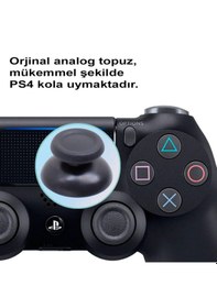 Resim 4 Adet Ps4 Analog Topuz Yedek Parça Ps4 Topuz Thumb Stick Tüm Ps4 Kollara Uyumlu 
