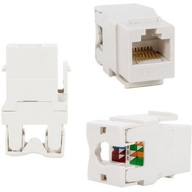 Resim BiSıfır Keystone Cat5 Jack Patch Panel İçin (10 Adet) 