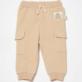 Resim BabyCosy Organik Cepli Pantolon Taş 