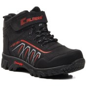Resim Ayakmod 437-f Siyah-kırmızı İçi Kürklü Çocuk Outdoor Bot 001 