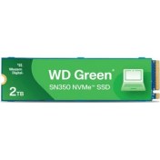 Resim Digital Wd SN350 2tb Nvme Dahili SSD Katı Hal Sürücüsü - Gen3 Pcıe, Qlc, M.2 2280, 3.200 Mb/s'ye Kadar, Yeşil 