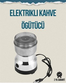 Resim Kompakt Elektrikli Kahve Ve Baharat Öğütücü 14500 Devir, Şeffaf Kapaklı, İçin İdeal 