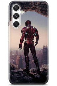 Resim Samsung Galaxy A54 5G Uyumlu Kılıf Supers 02 Iron Man Kapak Kırmızı 