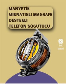 Resim TeknoKesgin Mobil Oyunlar İçin Serinletici Telefon Fanı | Sessiz Çalışma | Geniş Kıskaçlı Tasarım 