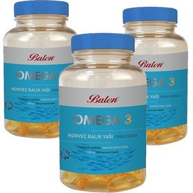 Resim 3 Adet - Omega 3 Norveç Balık Yağı Trigliserid 200 X 1380Mg 