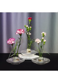 Resim Flora Design-balance Series Cam Vazo Şeffaf 