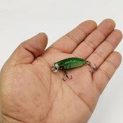 Resim 2.91 gram gerçekçi yapay balık avı mikro varlıklar avı seti, su yolu popper ile deniz balıkçılığı için, küçük balıklar ve kabuklular için çok renkli ABS yumuşak plastik avı. 