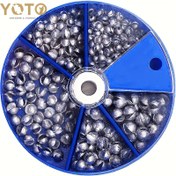 Resim YOTO 230 adet/107 adet Kurşun Split Shot Ağırlıkları, Avcılar için Çıkarılabilir Yuvarlak Balıkçılık Sökücüler, Sevgililer Günü, Şükran Günü, Noel, Yeni Yıl, Bağımsızlık Günü için İdeal - Ana Malzeme: Kurşun 