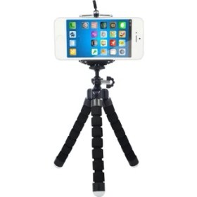 Resim Microcase Sünger Ayaklı Akrobatik Cep Telefonu Ahtapot Tripod 3 Ayak 