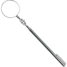 Resim Xiyu Shop Gümüş Tarzı 30MM Teleskopik Muayene Aynası, 360 Dönen Araba Teleskopik Muayene Merceği Uzatma Algılama Yuvarlak Mercek El Aleti (Yurt Dışından) 
