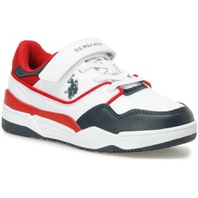 Resim U.s. Polo Assn. Martell Jr 5fx Beyaz Erkek Çocuk Sneaker 000000000101946538 Beyaz-kırmızı Beyaz - Kırmızı 