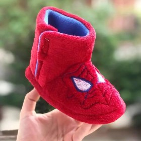 Resim Mychild Spiderman Figürlü Çocuk Panduf ,ev Ayakkabısı , Kaydırmaz Taban Panduf , Anaokulu Kreş Ayakkabısı,warm 