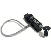 Resim Elmpaly Güçlü Motosiklet Kask Kilidi - Dayanıklı Alüminyum Yapı, Hırsızlık Korumalı, Kolay Montaj, Siyah Renk, Güvenlik Kask Mekanizması - Siyah 