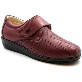 Resim DR.COMFORT DERİ DİYABETİK ORTOPEDİK KADIN AYAKKABISI DR.2014 ZIM. Bordo 