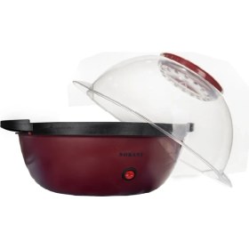 Resim Sokany 850W Patlamış Mısır Makinesi Ayrılabilir Yapışmaz Plaka SK-905 