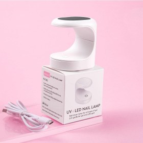 Resim Taşınabilir 6W Mini Led Tırnak Kurutucu Siyah 