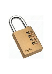 Resim Eco Lounge Yuma Pirinç Şifreli Asma Kilit - 4 Basamaklı 40mm 