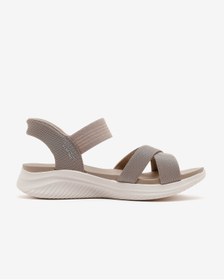 Resim SKECHERS ULTRA FLEX 3.0 Kadın Bej Sandalet 119975 TPE 