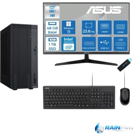 Resim Expertcenter P500MV Core 7-240H 48 GB Ram Ddr5 1 Tb SSD WİN11PRO Asus 27'' Monitör C72408512B0D27RNP14 