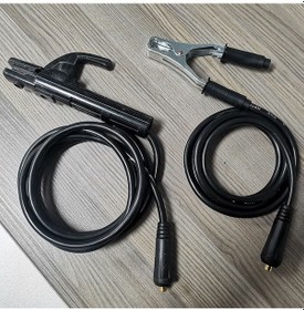 Resim Kosona Ac/dc Kaynaklı Kaynak Makinesi İçin Isı Dayanıklı Hızlı Bağlantılı Metal Kaynak Pençesi Ve Kablolu Set 16mm² 1m Toprak + 2m Kaynak Kablosu 
