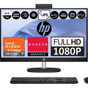 Resim Hp 24-CR0013NT Amd Ryzen 7 7730U 40GB 1tb SSD Windows 11 Home Radeon Rx Vega8 23.8 Inç IPS Fullhd All In One Bilgisayar 80N41EAH14+ Zetta Flash Bellek 