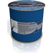Resim Apronx Cat6 23AWG 305 Metre Outdoor 0.57 MM Mavi Network Kablosu 