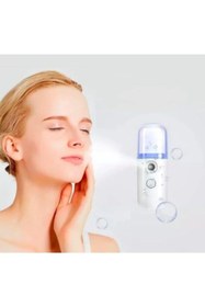 Resim KdrElektronik Şarjlı Mini Yüz ve Oda Nemlendirici Atomizer Dezenfektan Serinletici Difüzöri Buhar Makinesi 