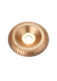 Resim Monyee Karbon Çelik Açı Taşlama Tekerleği, 100mm Dış Çap, 16mm İç Çap, Hızlı Malzeme Kaldırma, Altın Renk 